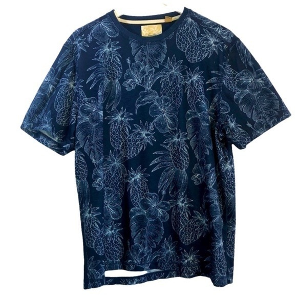 Tasso Elba Other - Tasso Elba Island Pacific Blue Tropical Short Sleeve T Shirt Size Large